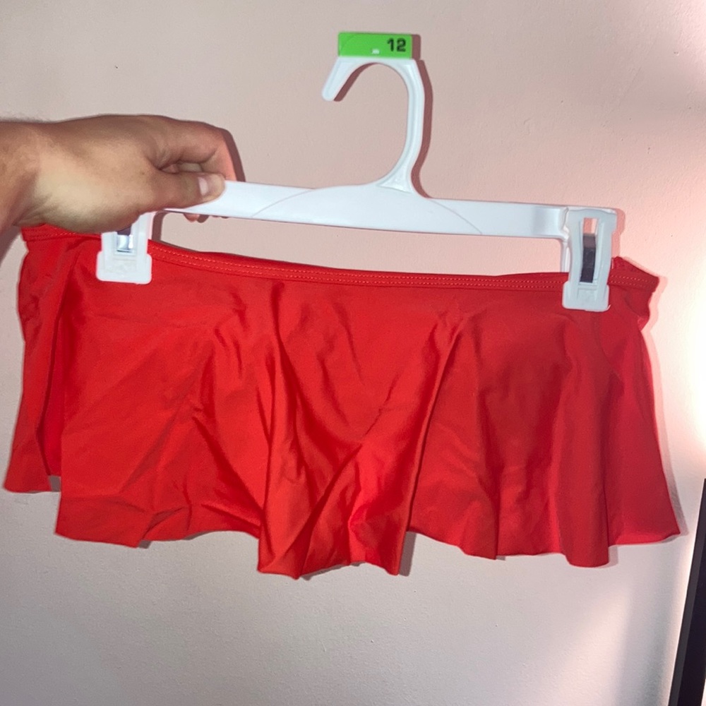 Red / orange bikini top